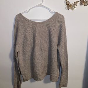 Aerie Twist Back Sweater